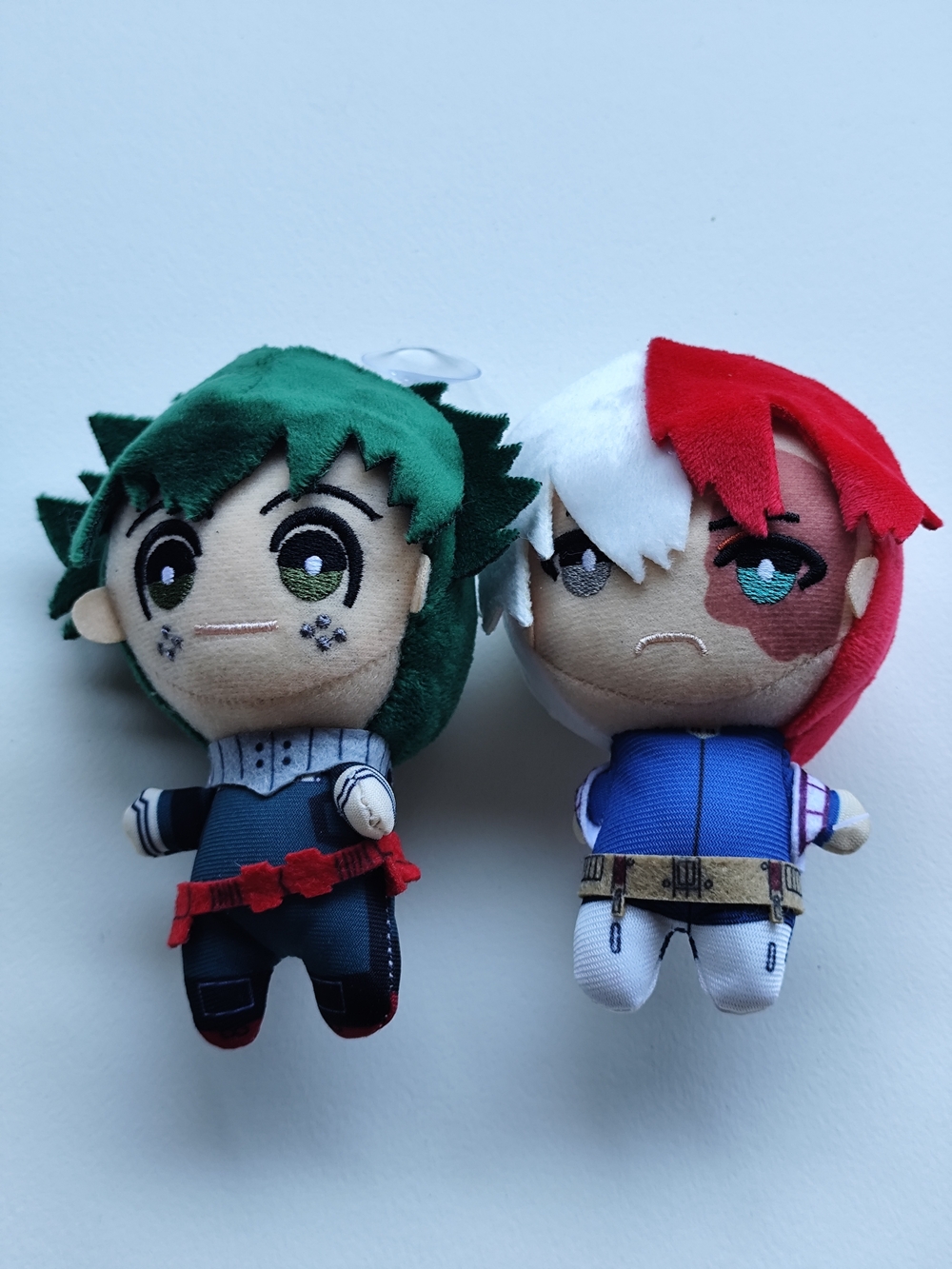 4/$50⭐️My Hero Academia Chibi Plush Keychains – Deku & Todoroki (5")
